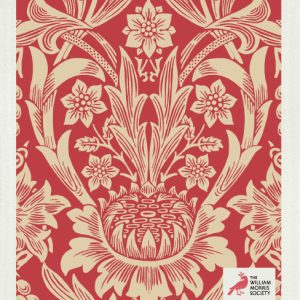 Sunflower red William morris disktrasa