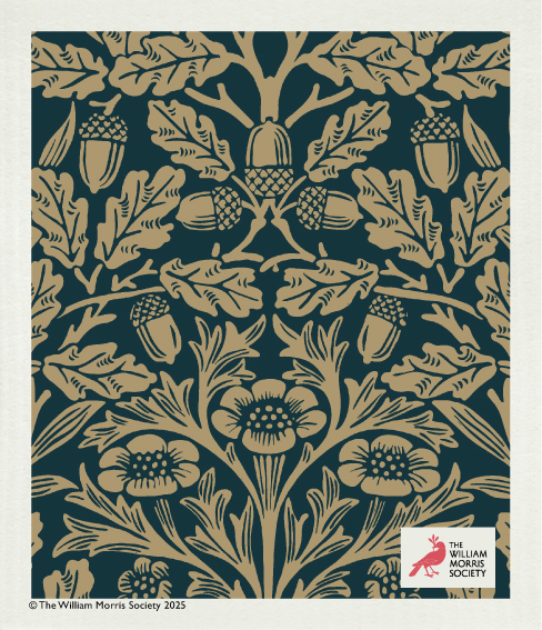 William Morris disktrasa med Acorn Gold-mönster